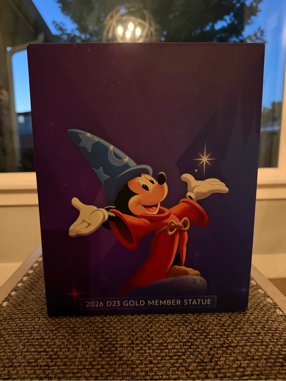 2026 D23 Gold Member Exclusive Sorcerer Mickey Statue NEW Sealed Collectible